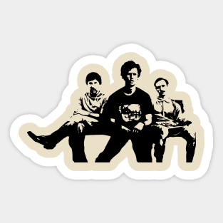 Napolean, Kip, and Uncle Rico on a couch Sticker